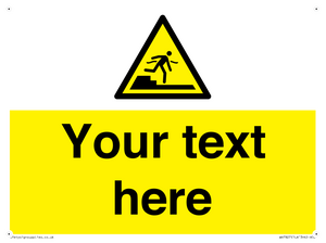 Custom warning Submerged step or steps